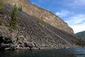 Canyon in the river Kyzyl-Khem.