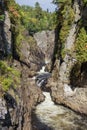 Canyon Saint-Anne in Canada Royalty Free Stock Photo