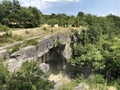 The canyon of the stream below the Sopot waterfall, Pican - Istria, Croatia - Kanjon potoka pod slapom Sopot, PiÃâ¡an - Hrvatska