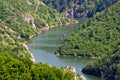 Canyon of Uvac river, Serbia Royalty Free Stock Photo