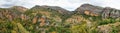 Canyon of Vero river from the lookout point, Alquezar, Spain Royalty Free Stock Photo