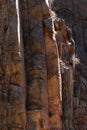 Canyon wall detail, Poudre Canyon Royalty Free Stock Photo