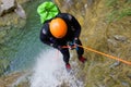 Canyoning Furco Canyon Royalty Free Stock Photo