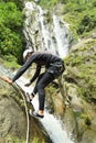 Canyoning Adventure Chamana Royalty Free Stock Photo