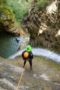 Canyoning Furco Canyon Royalty Free Stock Photo