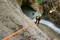 Canyoning Furco Canyon Royalty Free Stock Photo