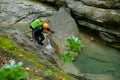 Canyoning Furco Canyon Royalty Free Stock Photo