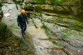 Canyoning Furco Canyon Royalty Free Stock Photo