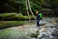 Canyoning Furco Canyon Royalty Free Stock Photo