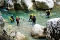 Canyoning Royalty Free Stock Photo