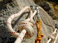 Canyoning rope Royalty Free Stock Photo