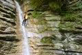 Canyoning in Spain Royalty Free Stock Photo