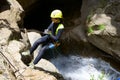 Canyoning in Spain Royalty Free Stock Photo