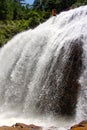 Canyoning waterfall decent Vietnam Royalty Free Stock Photo