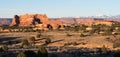 View of the La Salle Mountains from Needles District Utah.