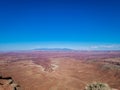 Canyonlands National Park overlooking the mountain in the distance Royalty Free Stock Photo