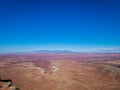 Canyonlands National Park overlooking the mountain in the distance Royalty Free Stock Photo