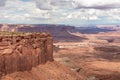 Canyonlands - Panoramic aerial view on Colorado River canyon seen from Buck Canyon Overlook near Moab, Utah, USA Royalty Free Stock Photo