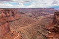 Canyonlands - Scenic view from Shafer Trail Viewpoint in Canyonlands National Park near Moab, Utah, USA Royalty Free Stock Photo