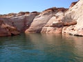 Canyons in Lake Powell of Lake Powell.