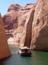 Canyons in Lake Powell of Lake Powell. Royalty Free Stock Photo