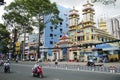 Cao dai temple in ho chi minh city vietnam