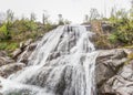Caozo waterfall in Jerte Valley. Extremadura Royalty Free Stock Photo