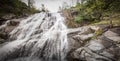 Caozo waterfall in Jerte Valley. Extremadura Royalty Free Stock Photo