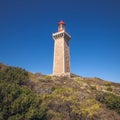 Cap Bear Lighthouse in Port Vendres Royalty Free Stock Photo