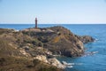 Cap Bear Lighthouse in Port Vendres Royalty Free Stock Photo