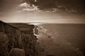 Cap Blanc Nez, coastline of the North Sea, France