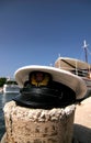 Cap of captain Royalty Free Stock Photo