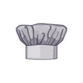 cap chef hat cartoon vector illustration