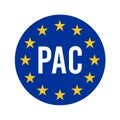 CAP, Common Agricultural Policy symbol called PAC in french language