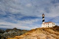 Cap de Favaritx sunset lighthouse cape in Mahon