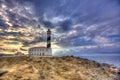 Cap de Favaritx sunset lighthouse cape in Mahon