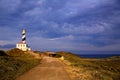 Cap de Favaritx sunset lighthouse cape in Mahon