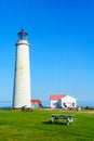 Cap-des-Rosiers Lighthouse, Gaspe Peninsula Royalty Free Stock Photo