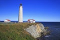 Cap des Rosiers Lighthouse, Gaspesie, Quebec Royalty Free Stock Photo