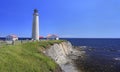 Cap des Rosiers Lighthouse, Quebec Royalty Free Stock Photo