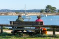 Cap Ferret, Arcachon Bay, France. A couple looking at the sea