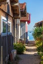 Cap Ferret, Arcachon Bay, France. Fishers houses