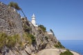 Cap Gros lighthouse located on Mallorca coast