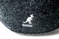 Cap with Kangol emblem made of wool isolated on white background Royalty Free Stock Photo