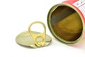 Cap of tin can Royalty Free Stock Photo