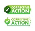 CAPA - Corrective and preventive action. Vector stock illustration Royalty Free Stock Photo