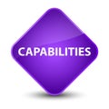 Capabilities elegant purple diamond button