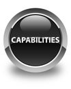 Capabilities glossy black round button