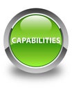 Capabilities glossy green round button