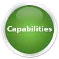 Capabilities premium soft green round button